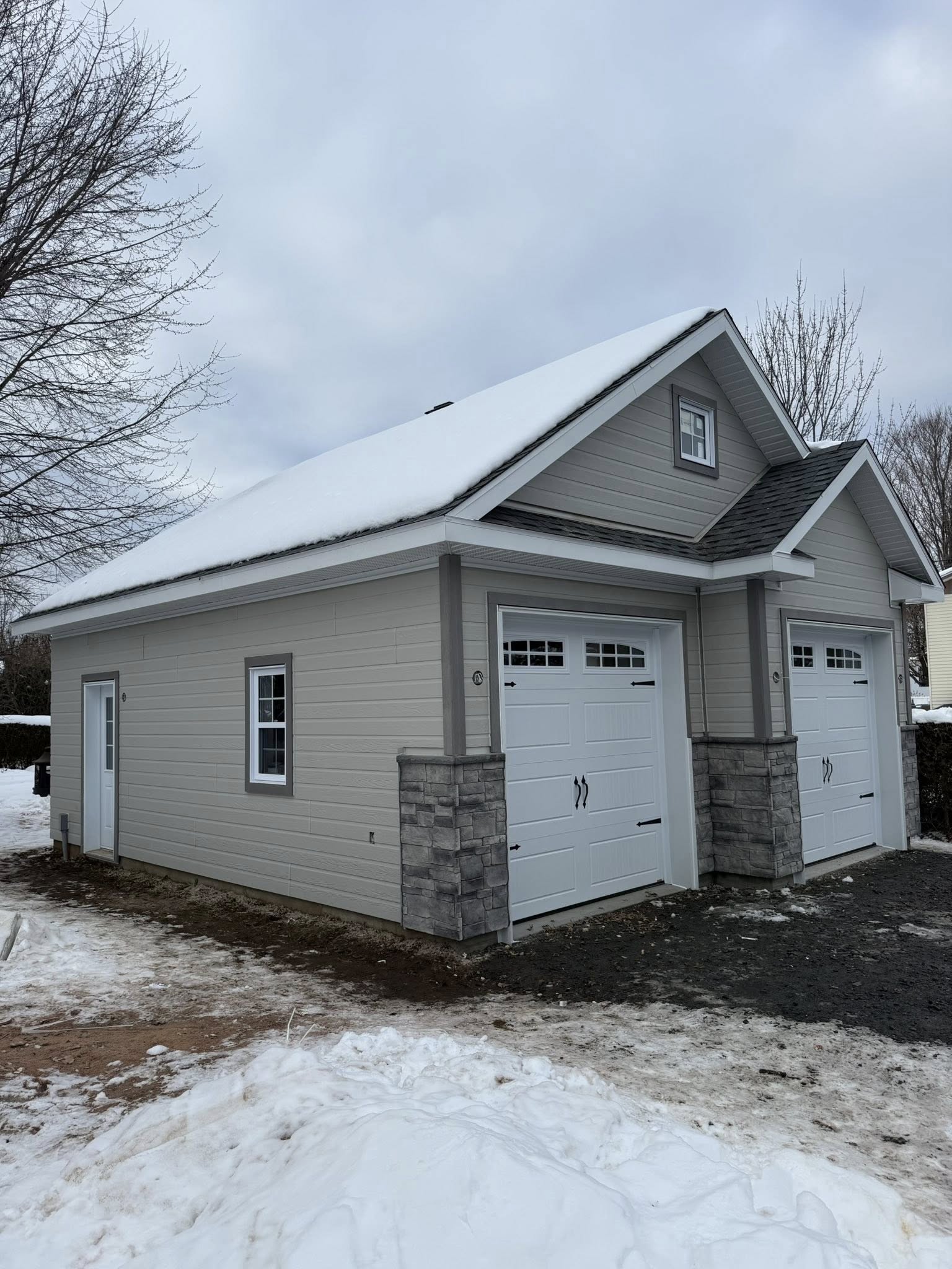 Garage double – Vue d'ensemble