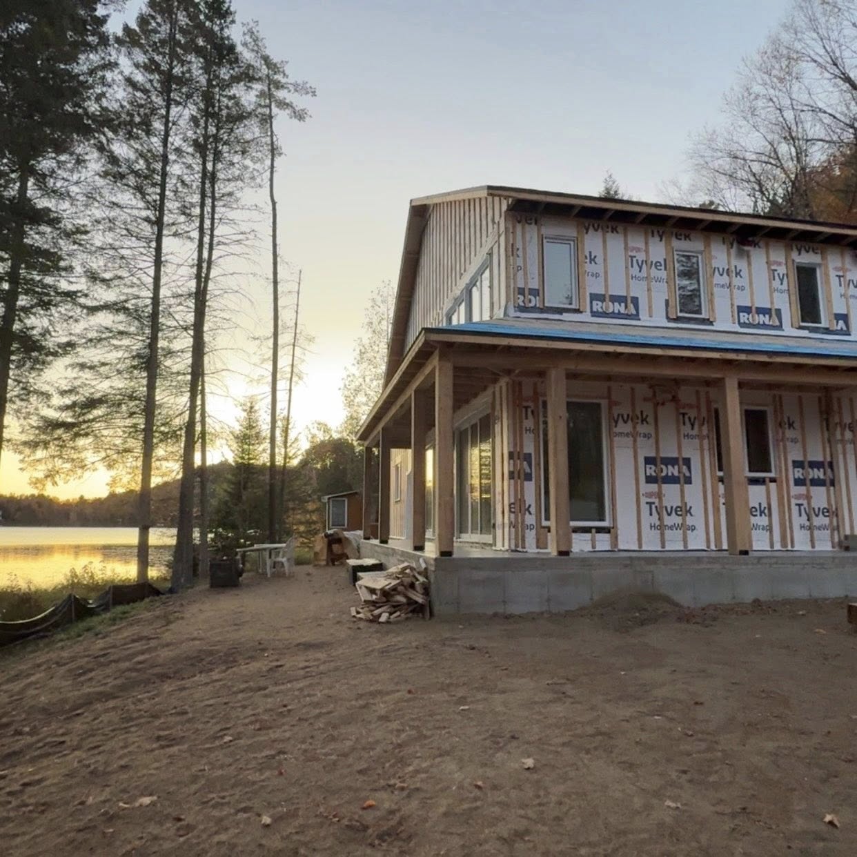 Chalet bord de lac – Construction neuve